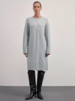 Вязаное платье со швом из вискозы