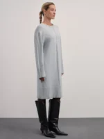 Вязаное платье со швом из вискозы