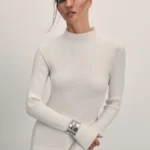 Вязаный лонгслив с шелком в составе