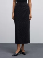 Юбка макси с разрезом
