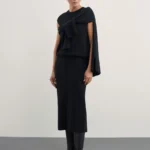 Юбка миди прямого кроя