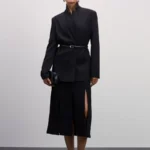 Юбка миди с разрезами