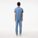 Жаккардовые спортивные брюки Lacoste Paris с монограммой