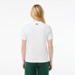 Женская хлопковая футболка Lacoste Relaxed Fit