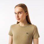 Женская хлопковая футболка Lacoste Relaxed Fit