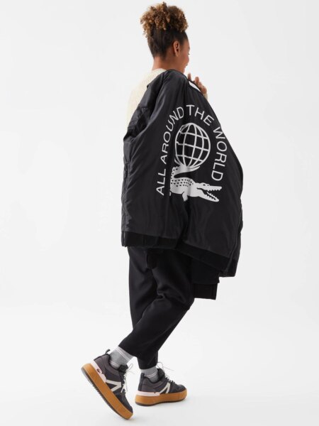 Женская куртка Lacoste с боковыми молниями