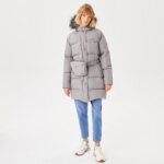 Женская куртка Lacoste с капюшоном