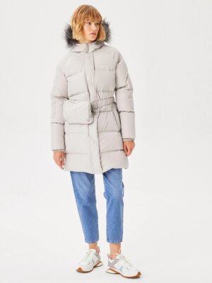 Женская куртка Lacoste с капюшоном