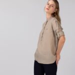 Женская льняная рубашка Lacoste