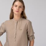 Женская льняная рубашка Lacoste