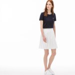 Женская плиссированная юбка Lacoste