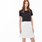 Женская плиссированная юбка Lacoste