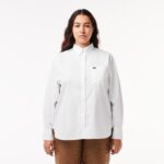 Женская рубашка Lacoste Oversize с нагрудным карманом