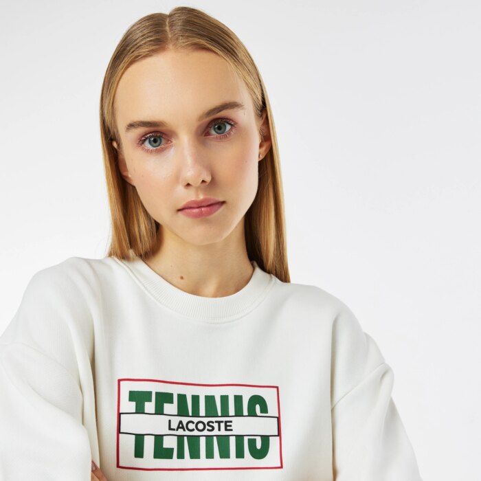 Женская толстовка Lacoste из органического хлопка