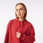 Женская толстовка Lacoste Loose Fit с капюшоном