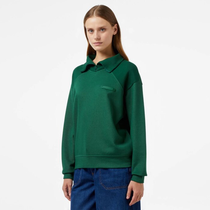 Женская толстовка Lacoste Regular Fit на молнии