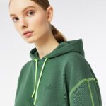 Женская толстовка Lacoste Relaxed Fit с капюшоном