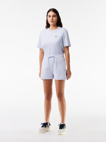 Женские однотонные шорты Lacoste