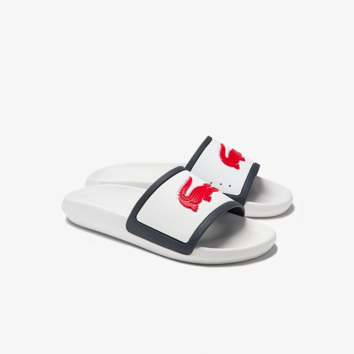 Женские пантолеты Lacoste CROCO SLIDE