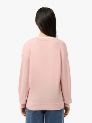 Женский шерстяной свитер Lacoste Relaxed Fit с v-образным вырезом