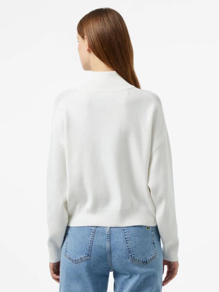 Женский свитер Lacoste Relaxed Fit на молнии