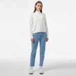 Женский свитер Lacoste Relaxed Fit на молнии