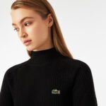 Женский свитер-водолазка Lacoste Slim Fit с длинным рукавом