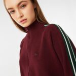 Женскийй свитер Lacoste на молнии