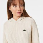 Женское худи Lacoste с капюшоном