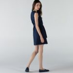 Женское платье Lacoste без рукавов с круглым вырезом