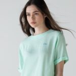 Женское платье Lacoste с круглым воротом