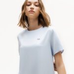 Женское платье Lacoste с круглым вырезом