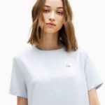 Женское платье Lacoste с круглым вырезом