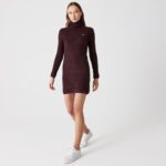 Женское платье Lacoste с высоким воротом