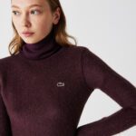 Женское платье Lacoste с высоким воротом