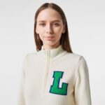 Женское платье Lacoste с высоким воротом на молнии