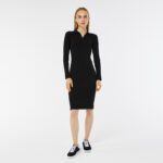 Женское платье Lacoste Slim Fit с длинным рукавом