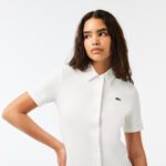 Женское платье-поло Lacoste из органического хлопка