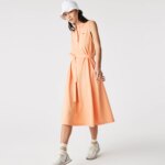 Женское платье-поло Lacoste с поясом