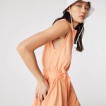 Женское платье-поло Lacoste с поясом