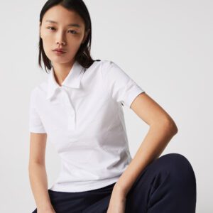 Женское поло Lacoste L!VE Slim Fit