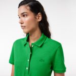 Женское поло Lacoste Slim Fit из эластичного хлопка