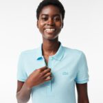 Женское поло Lacoste Slim Fit из эластичного хлопка