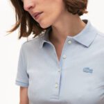 Женское поло Lacoste Slim Fit из эластичного хлопка