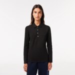 Женское поло Lacoste Slim Fit из эластичного хлопка