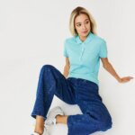 Женское поло Lacoste Slim Fit из эластичного хлопка