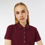 Женское поло Lacoste Slim Fit из эластичного хлопка