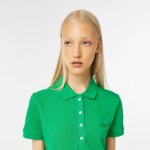 Женское поло Lacoste Slim Fit из эластичного хлопка