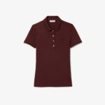 Женское поло Lacoste Slim Fit из эластичного хлопка