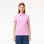 Женское поло Lacoste Slim Fit из эластичного хлопка